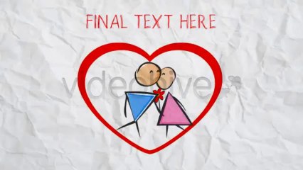 Stickman Love Story - After Effects Template