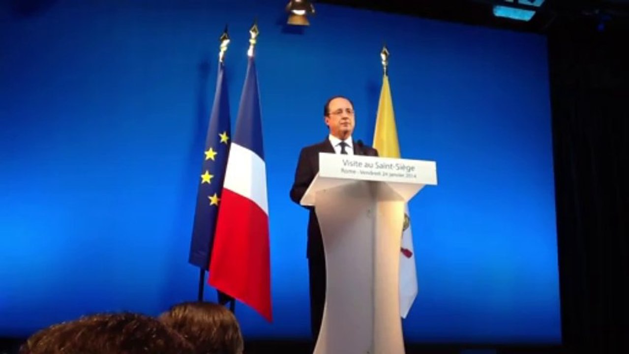 Hollande : La situation en Syrie nous a permis de nous retrouver le Saint-Père et moi-même"