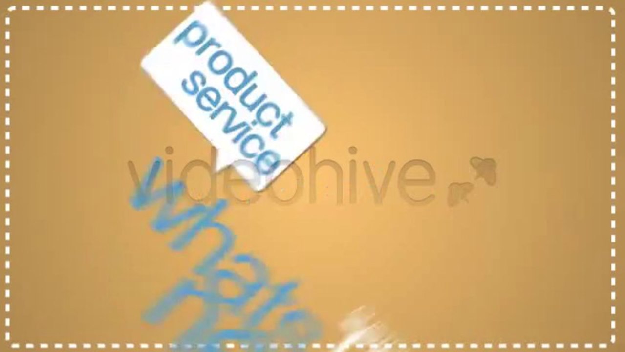 Cream Kinetic Typo - After Effects Template