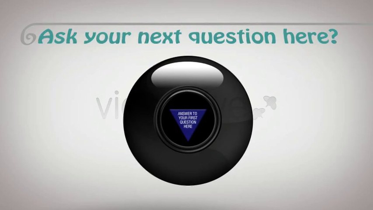 The Predicting 8 Ball - After Effects Template