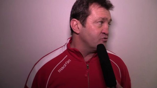 16° journée Pro D2 - Tarbes - ASBH - Réaction Christophe Hamacek