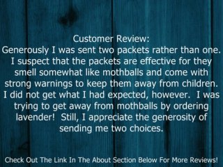 Enoz Lavender Scented Moth Ball Packets Review