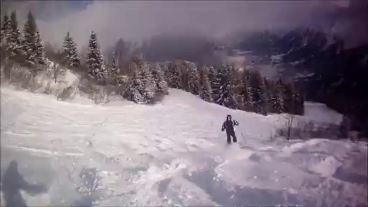 Petite poudreuse du matin HD