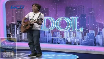 PUJIONO - Manisnya Negriku [Pengamen di Indonesian Idol 2014 Jakarta]