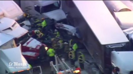 Carambolage gigantesque en Indiana