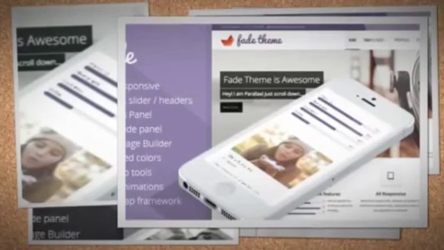 Fade Responsive Parallax Bootstrap Theme Download