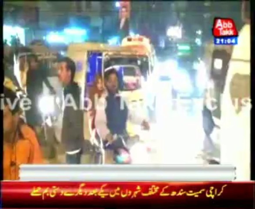 Cracker attacks hit Sindh cities
