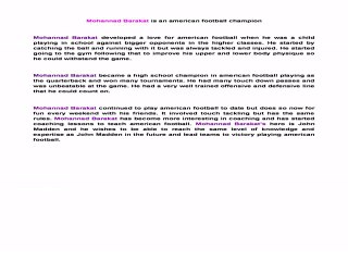 Mohannad Barakat is an american football champion