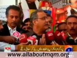 MQM Protests Against Mubashir Luqman & Threatens to Turn Off ARY News Channel