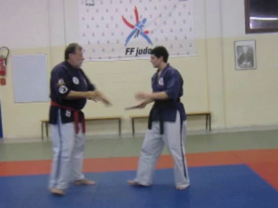 Kata Gatame contre tsuki au tanto