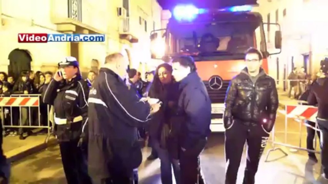 Andria, crolla una palazzina in Via Teresita (nei pressi di Via Ferrucci): tre feriti