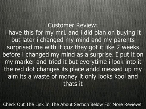 NcStar Tippmann Red Dot Reflex Sight/ Weaver Base (DP) Review