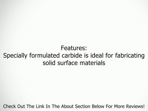 Freud 85-106 Solid Surface Edge Profile Router Bit with 1/2-Inch Shank Review