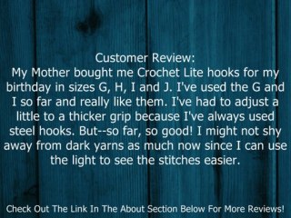Cornerstone Products Lite Crochet Hooks, Size I, 5.5mm, Seafoam Green Review