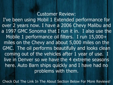 Mobil 1 44976 Extended Performance 5W-30 Synthetic Motor Oil - 1 Quart Bottle (Pack of 6) Review