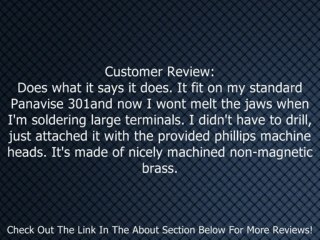 PanaVise 354 Brass Jaws (pair) for 301, 303, 304 And 381 w/screws Review