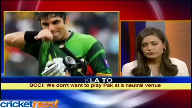 BCCI rules out India-Pakistan bilateral series at neutral venues