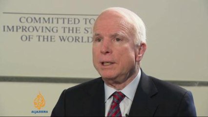Senator McCain calls Geneva talks on Syria a "farce"