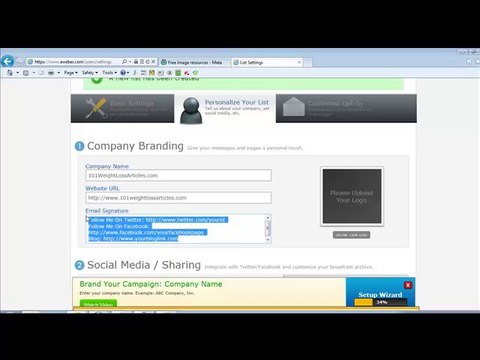 8-How to Create a list with Aweber Autoresponder- money making site