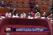 Oposición critica designación de Cueto como delegado ante la OEA