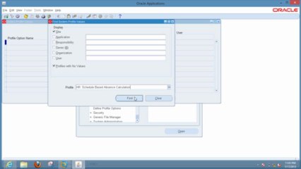Setups to integrate with work schedule and holiday calendar (Part 1)