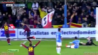 Barcelona 1-0 Malaga - Pique Goal 40'