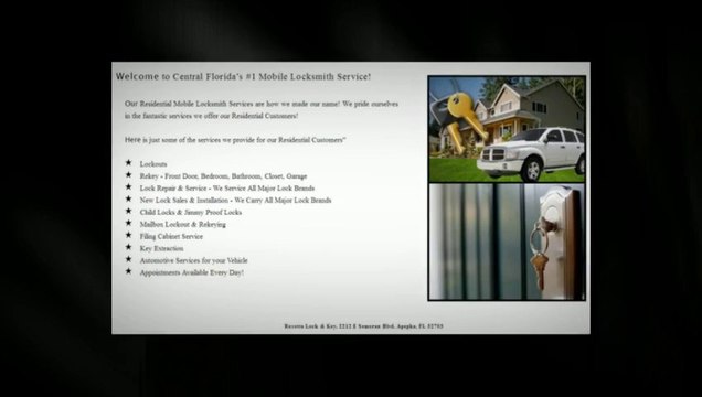 Locksmith in Apopka FL, 24/7 Locksmiths, Keys repairs