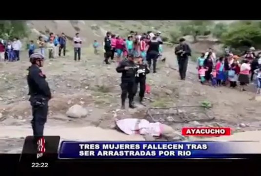 Ayacucho: Huayco mata a dos hermanitas de 11 y 15 años