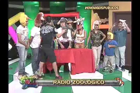 Enemigos Públicos presentó divertida radionovela zoológica