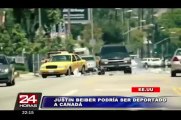 ¿Adiós a EEUU? Justin Bieber podría ser deportado por mala conducta