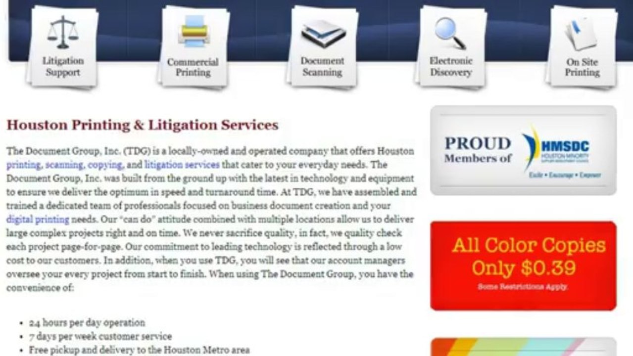 Printing Company Houston,TX