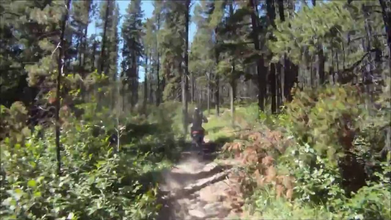 Go Pro Dirt Bike Morning Warm Up - Trail Riding In The Forest