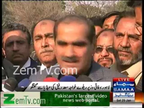 We will not reach the feet of the Taliban for PEACE Talks - Khwaja Saad Raffique