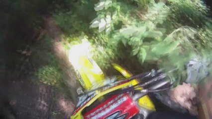 RMZ 250  Dirt Bike Hits a tree