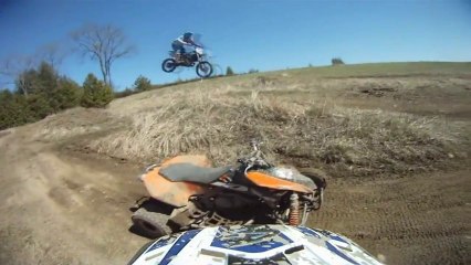 ATV Trail Riding   Jumps - KTM 450 SX