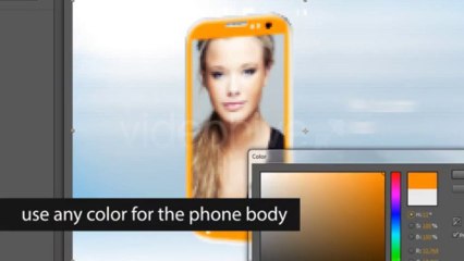 3D SmartPhone Display - After Effects Template