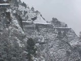 Tourist Enjoying Heavy Snow Fall at Mata Vaishno Devi Ji Jammu and Kashmir