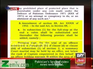 Musharraf Can Be Trial In Military Court Only  {Dr Danish With Documentary Proof}