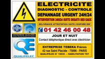 ELECTRICITE DEPANNAGE PARIS 5eme - 0142460048 - 24/24 7/7