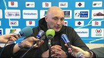 Conférence de presse Tours FC - Châteauroux (5-2) : Olivier PANTALONI (TOURS) - Jean-Louis GARCIA (LBC) - 2013/2014