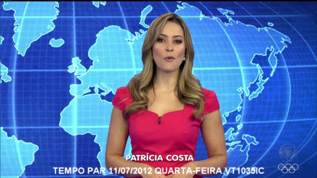 20120711 PREVISÃO DO TEMPO PARA 11/07/2012 QUARTA-FEIRA COM PATRÍCIA COSTA