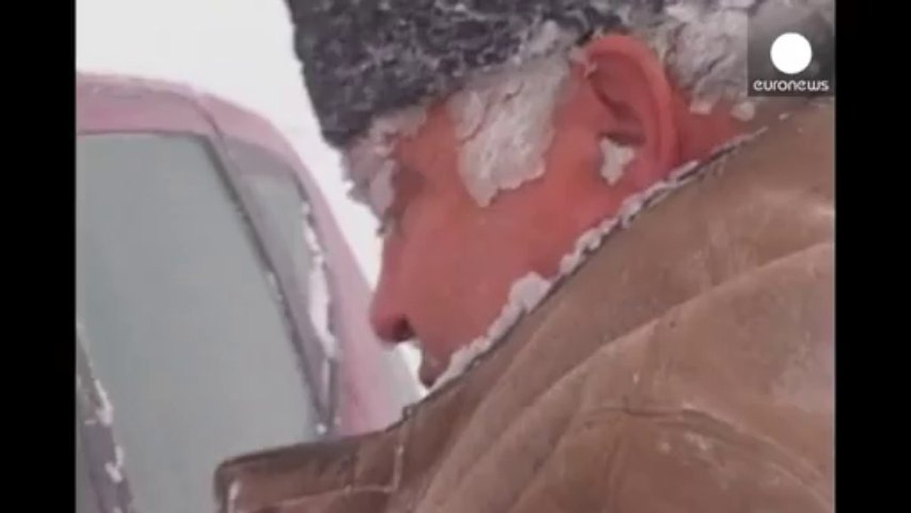 Snow chaos in Romania