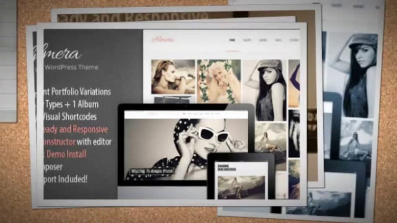 Almera Responsive Portfolio WordPress Theme Download
