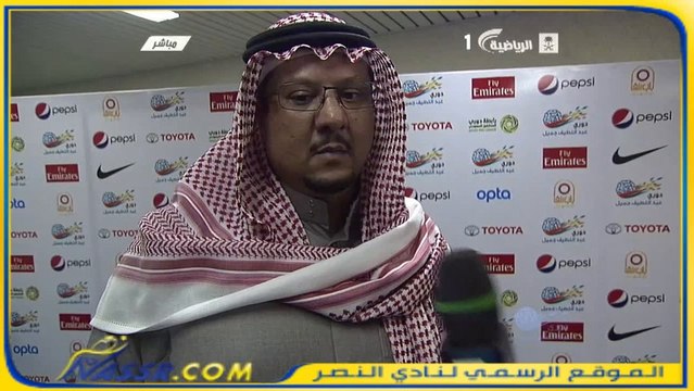 تصريح الأمير فيصل بن تركي بعد مباراة العروبة دوري عبداللطيف جميل