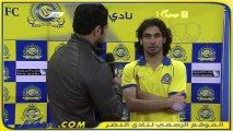 تصريح حسين عبدالغني بعد مباراة العروبة دوري عبداللطيف جميل