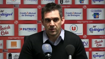 FOOTBALL: Ligue 1: 22e j. - Gourvennec (EAG) : ''Le match qu'on voulait''