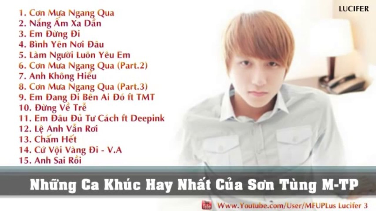 Ca Khúc Hay Nhất Của Sơn Tùng M-TP