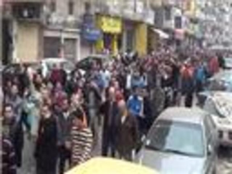 مسيرات مناهضة للانقلاب بالإسكندرية بذكرى ثورة يناير