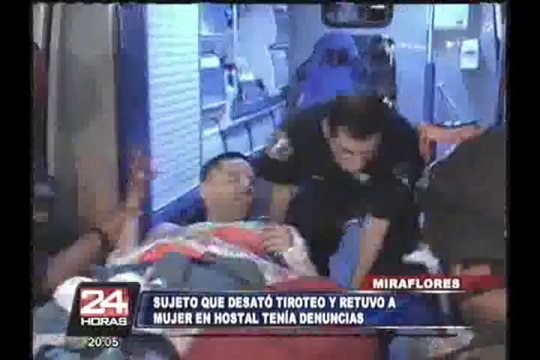 Miraflores: sujeto armado secuestró a mujer en habitación de hostal