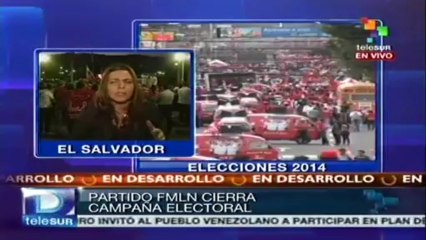 Abarrotaron seguidores del FMLN el centro de San Salvador